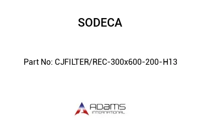 CJFILTER/REC-300x600-200-H13