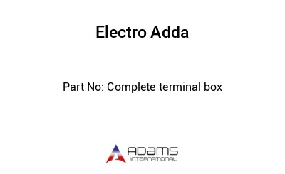 Complete terminal box