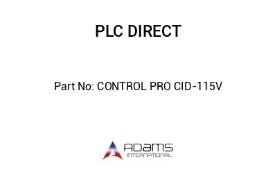 CONTROL PRO CID-115V