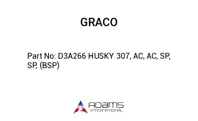 D3A266 HUSKY 307, AC, AC, SP, SP, (BSP)