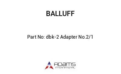 dbk-2 Adapter No.2/1									