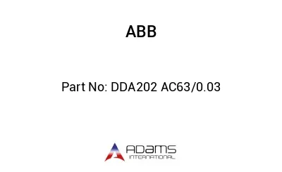 DDA202 AC63/0.03