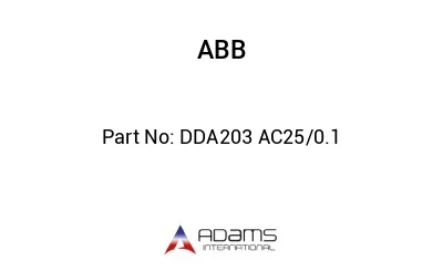 DDA203 AC25/0.1