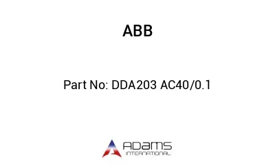 DDA203 AC40/0.1