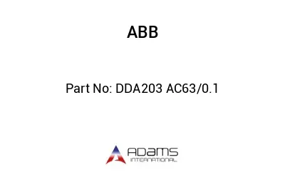 DDA203 AC63/0.1
