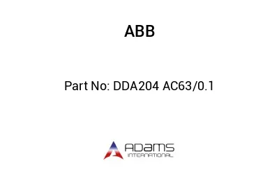 DDA204 AC63/0.1