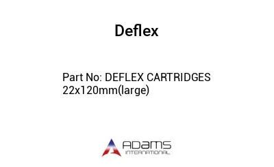 DEFLEX CARTRIDGES 22x120mm(large) 