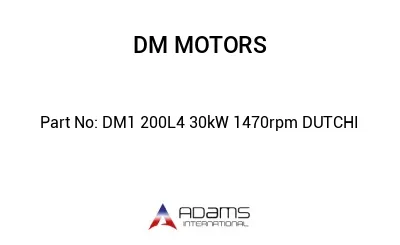 DM1 200L4 30kW 1470rpm DUTCHI