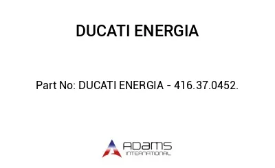 DUCATI ENERGIA - 416.37.0452.