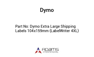 Dymo Extra Large Shipping Labels 104x159mm (LabelWriter 4XL)