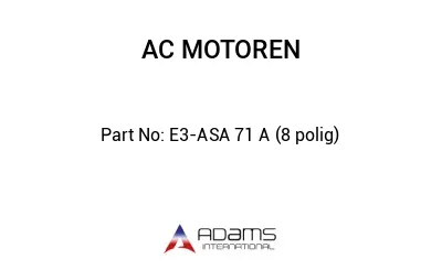 E3-ASA 71 A (8 polig)