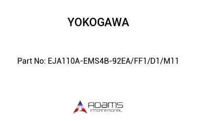 EJA110A-EMS4B-92EA/FF1/D1/M11
