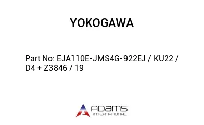 EJA110E-JMS4G-922EJ / KU22 / D4 + Z3846 / 19
