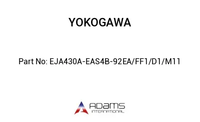 EJA430A-EAS4B-92EA/FF1/D1/M11