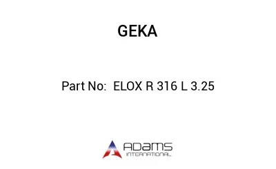  ELOX R 316 L 3.25