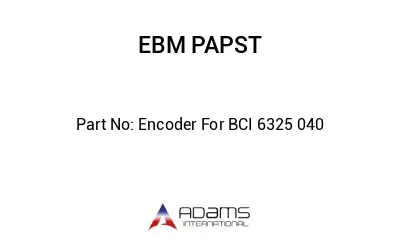 Encoder For BCI 6325 040