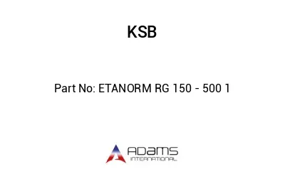 ETANORM RG 150 - 500 1