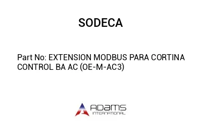 EXTENSION MODBUS PARA CORTINA CONTROL BA AC (OE-M-AC3)