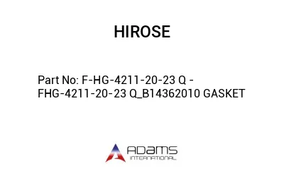 F-HG-4211-20-23 Q - FHG-4211-20-23 Q_B14362010 GASKET
