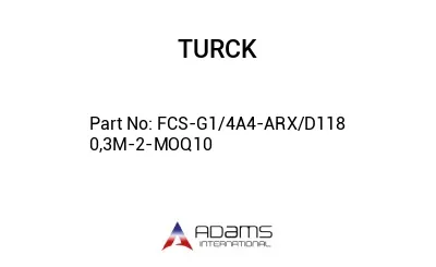 FCS-G1/4A4-ARX/D118 0,3M-2-MOQ10
