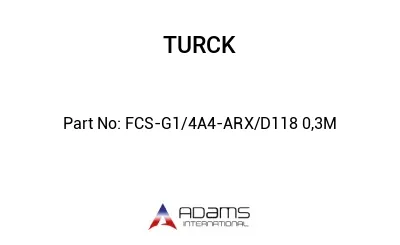 FCS-G1/4A4-ARX/D118 0,3M