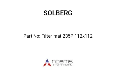 Filter mat 235P 112x112