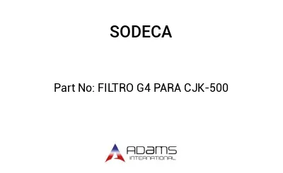 FILTRO G4 PARA CJK-500