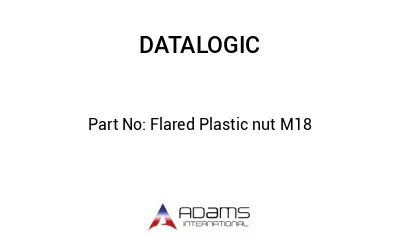 Flared Plastic nut M18