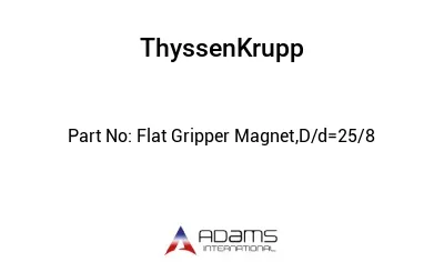 Flat Gripper Magnet,D/d=25/8