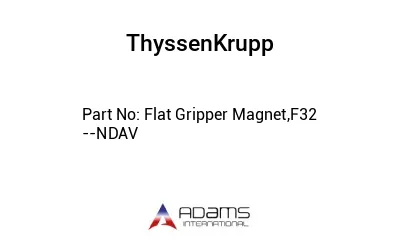 Flat Gripper Magnet,F32 --NDAV