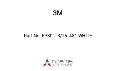 FP301-3/16-48"-WHITE