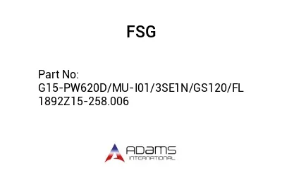 G15-PW620D/MU-I01/3SE1N/GS120/FL 1892Z15-258.006