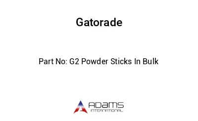 G2 Powder Sticks In Bulk