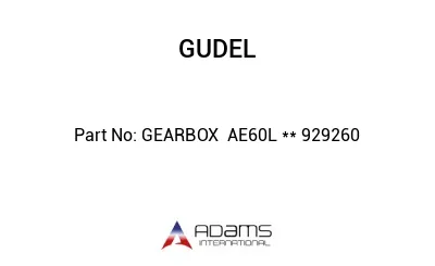 GEARBOX  AE60L ** 929260