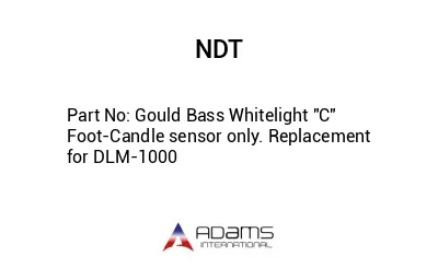 Gould Bass Whitelight "C" Foot-Candle sensor only. Replacement for DLM-1000