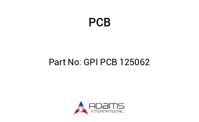 GPI PCB 125062