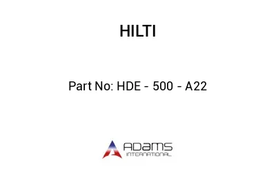HDE - 500 - A22