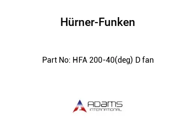 HFA 200-40(deg) D fan