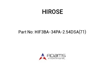 HIF3BA-34PA-2.54DSA(71)