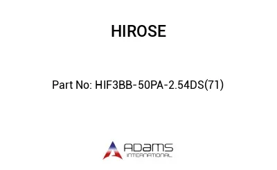 HIF3BB-50PA-2.54DS(71)