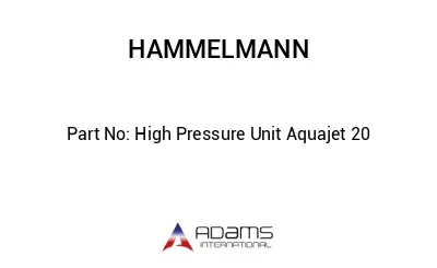 High Pressure Unit Aquajet 20