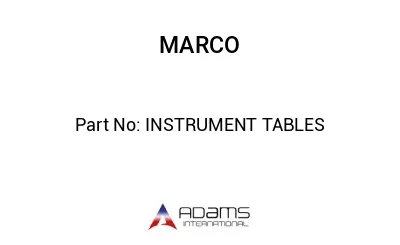INSTRUMENT TABLES