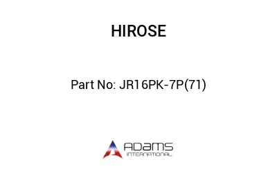 JR16PK-7P(71)