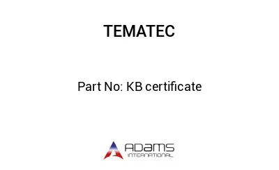KB certificate