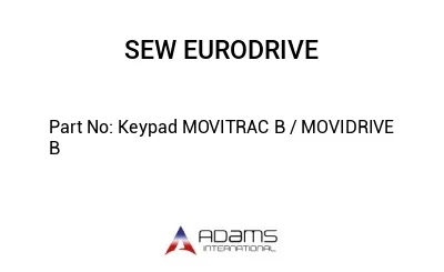 Keypad MOVITRAC B / MOVIDRIVE B