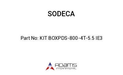 KIT BOXPDS-800-4T-5.5 IE3