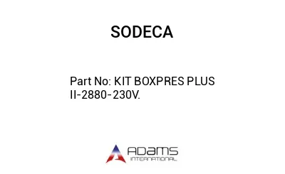 KIT BOXPRES PLUS II-2880-230V.