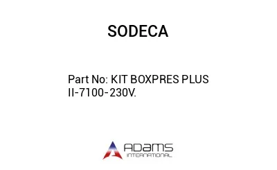 KIT BOXPRES PLUS II-7100-230V.