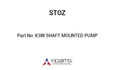 KSW SHAFT MOUNTED PUMP