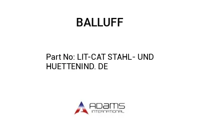 LIT-CAT STAHL- UND HUETTENIND. DE									